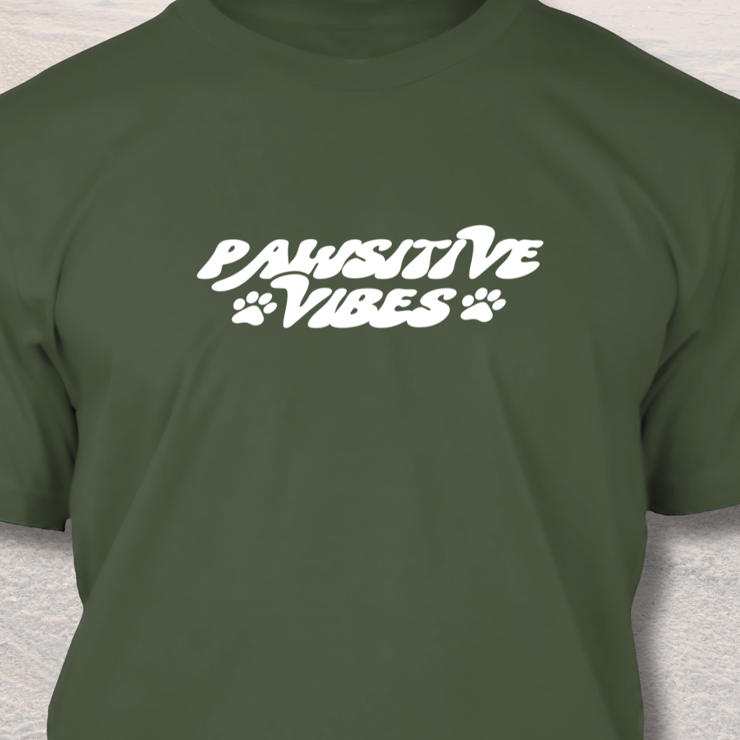 Pawsitive Vibes - Dog Lover T-Shirt