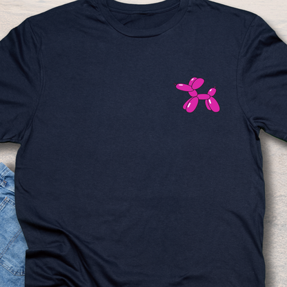 Pink Balloon Puppy - Fun Dog Lover T-Shirt