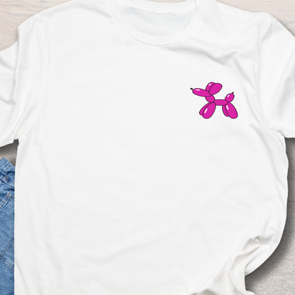 Pink Balloon Puppy - Fun Dog Lover T-Shirt