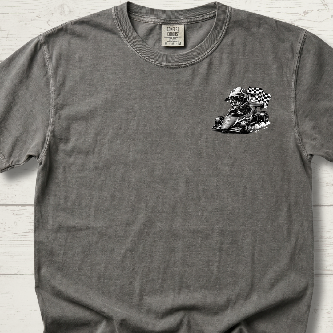 Racer Sadie – Checkered Flag Chaos T-Shirt