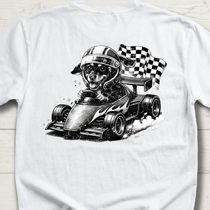 Racer Sadie – Checkered Flag Chaos T-Shirt
