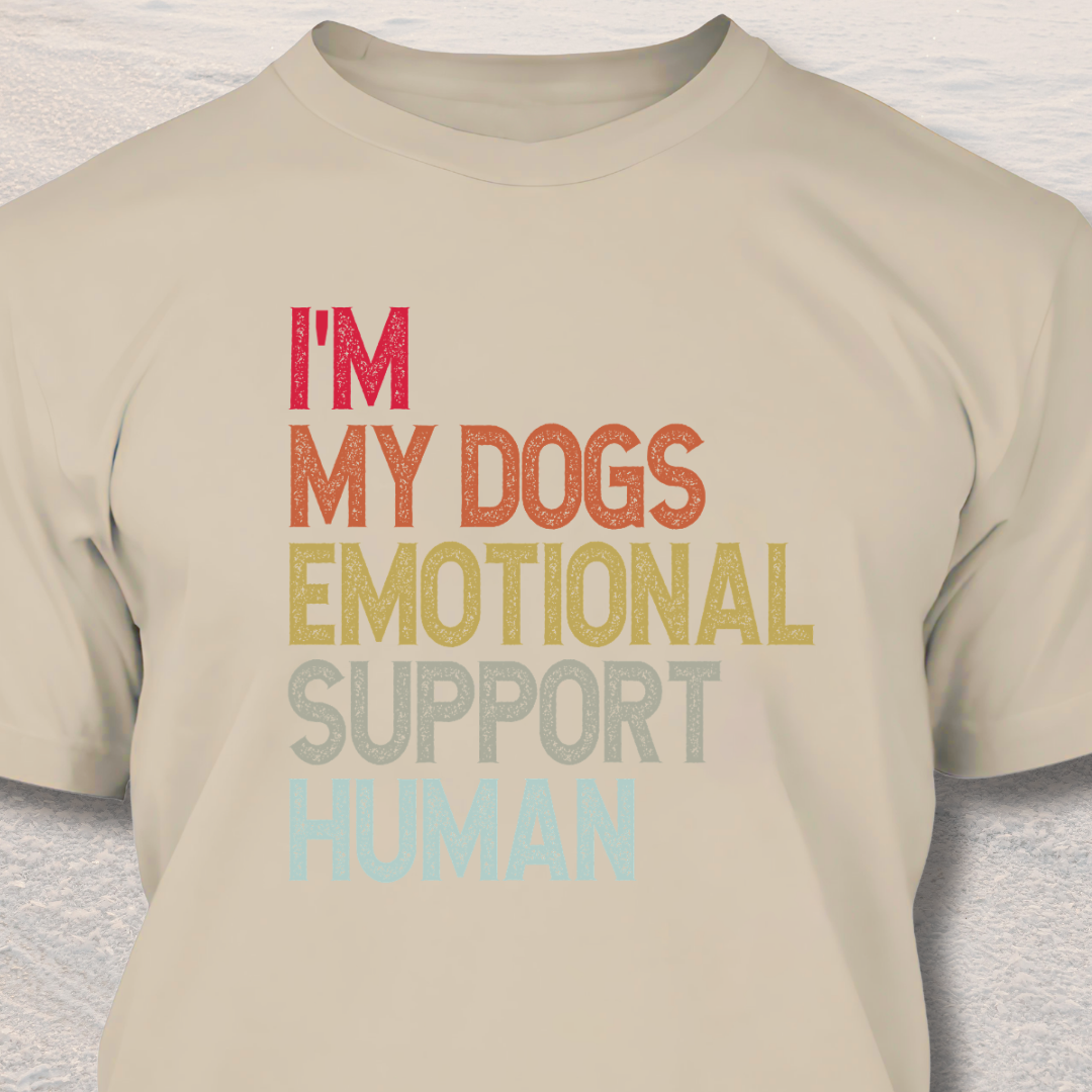 Support Human - Funny Dog Lover T-Shirt