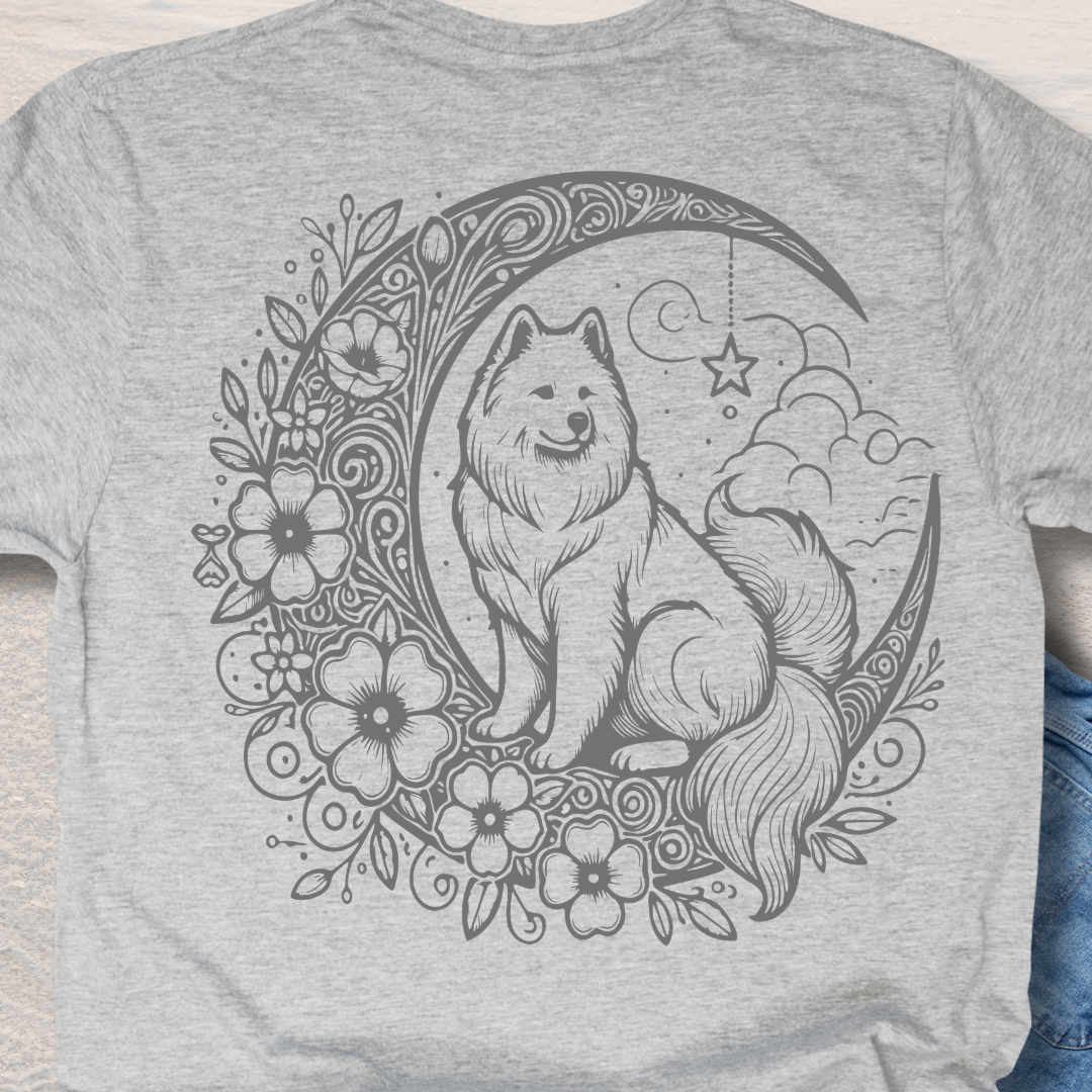 Wolf Magic Moon - Fun Dog Lover T-Shirt
