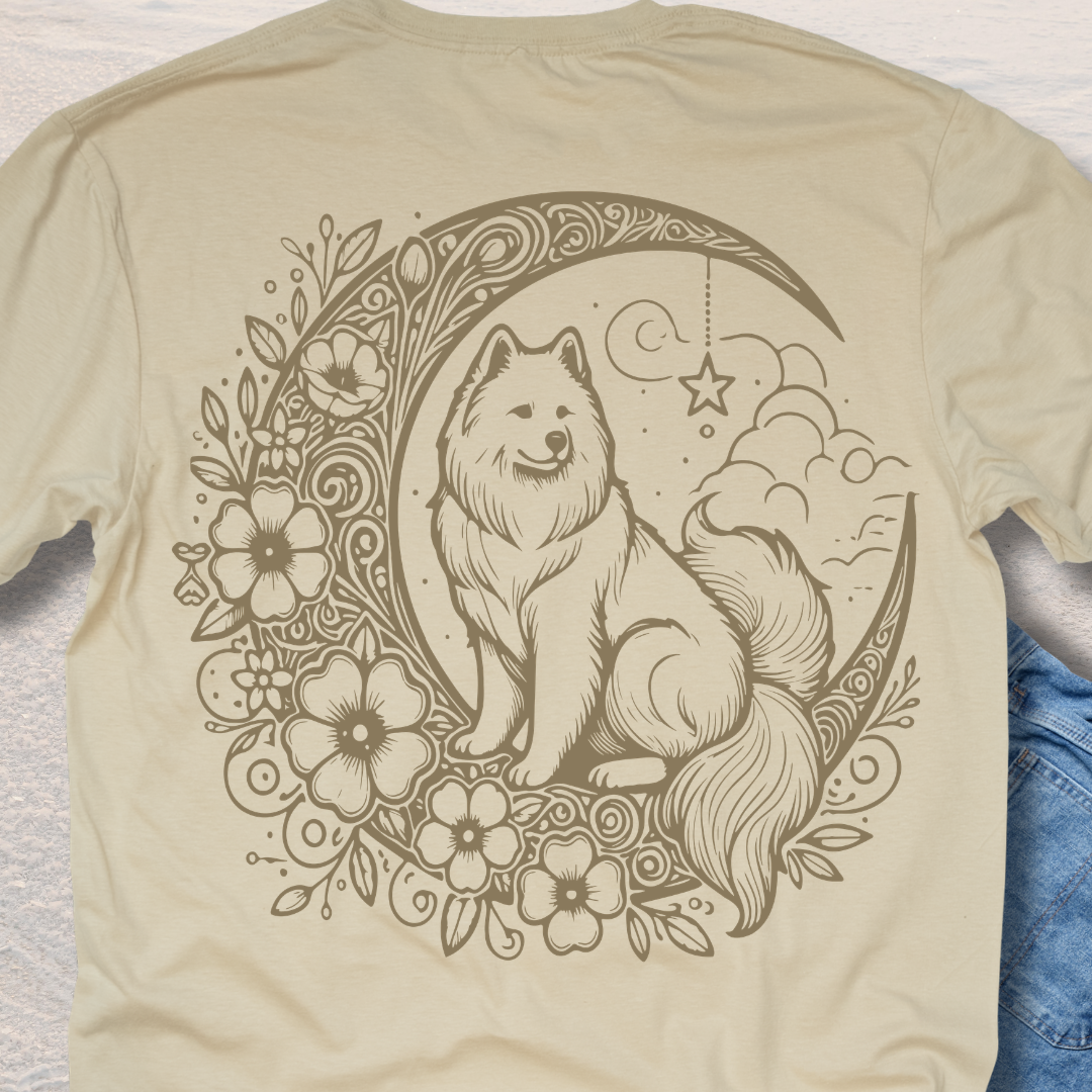 Wolf Magic Moon - Fun Dog Lover T-Shirt
