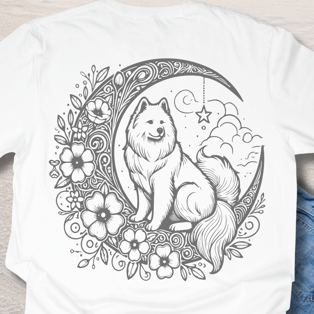 Wolf Magic Moon - Fun Dog Lover T-Shirt